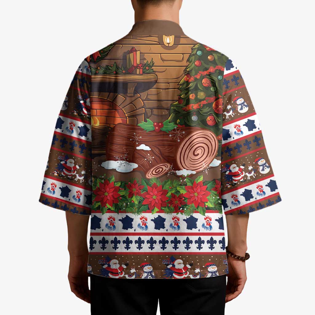 France Christmas Kimono Buche De Noel - Wonder Print Shop