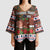 France Christmas Kimono Sleeve Blouse Buche De Noel - Wonder Print Shop