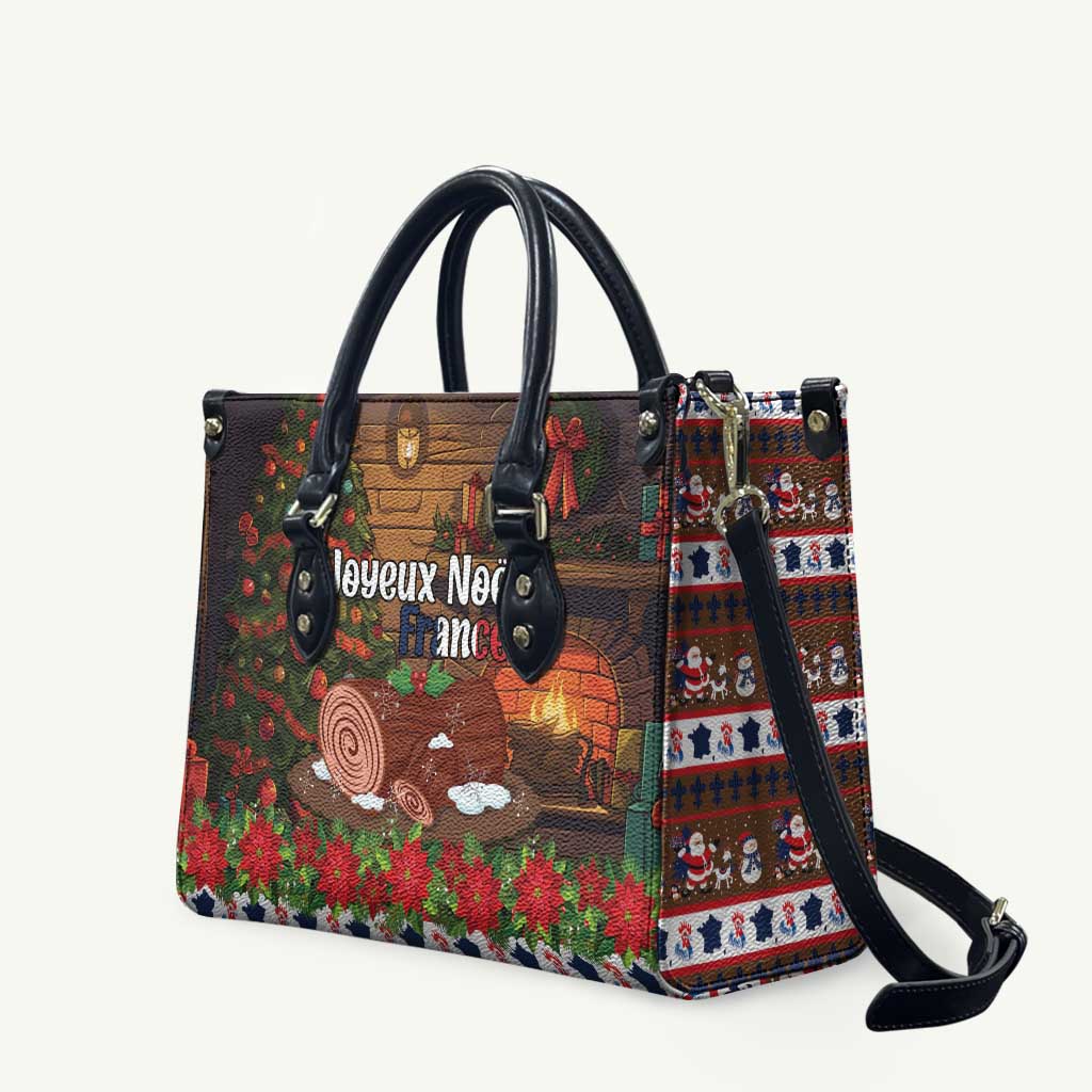 France Christmas Leather Bag Buche De Noel - Wonder Print Shop