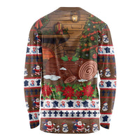 France Christmas Long Sleeve Shirt Buche De Noel - Wonder Print Shop