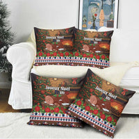 France Christmas Pillow Cover Buche De Noel - Wonder Print Shop