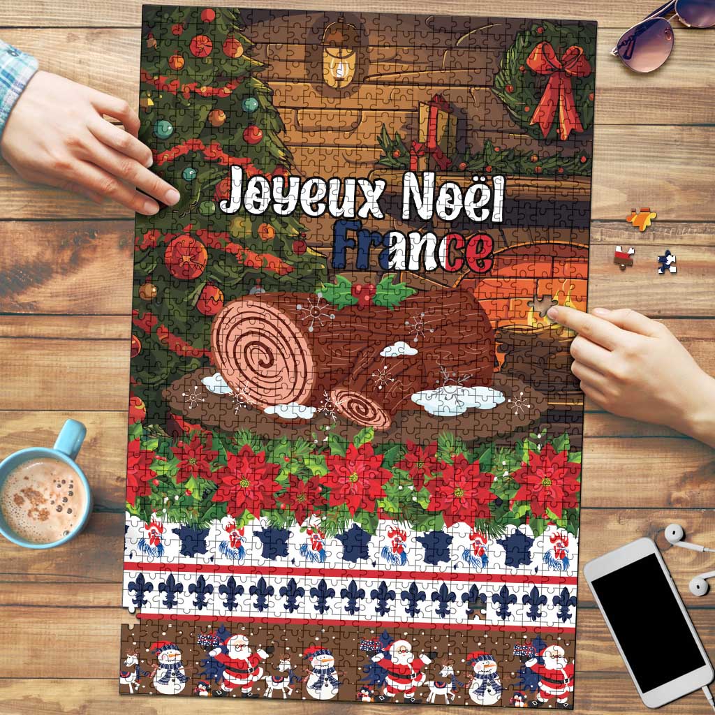 France Christmas Puzzle Buche De Noel - Wonder Print Shop