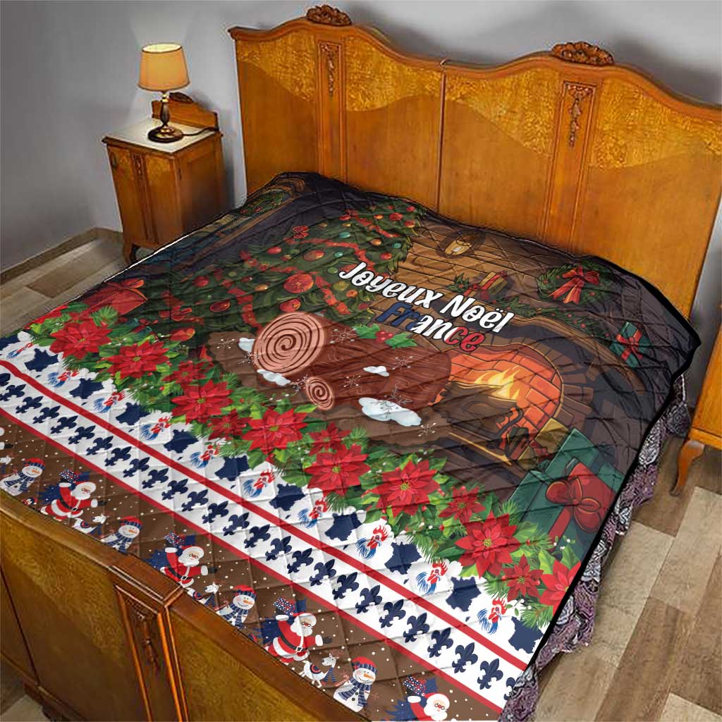 France Christmas Quilt Buche De Noel - Wonder Print Shop