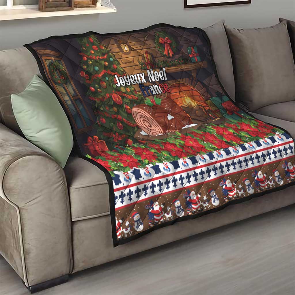 France Christmas Quilt Buche De Noel - Wonder Print Shop