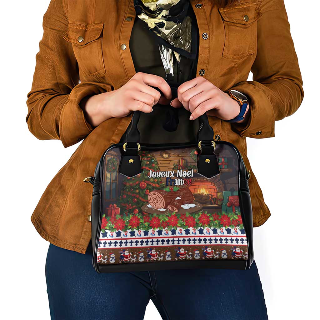 France Christmas Shoulder Handbag Buche De Noel - Wonder Print Shop