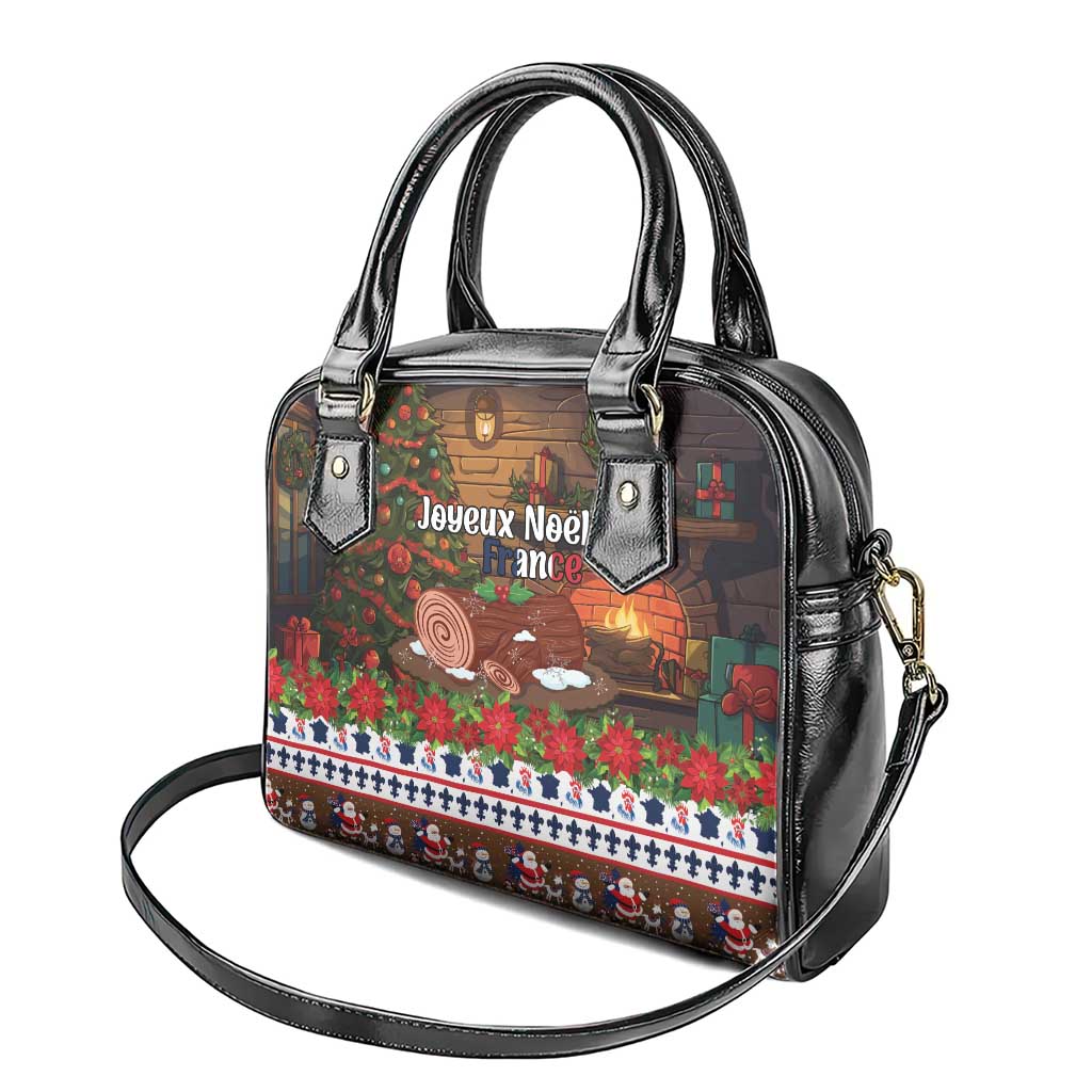 France Christmas Shoulder Handbag Buche De Noel - Wonder Print Shop