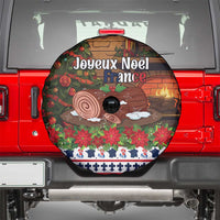 France Christmas Spare Tire Cover Buche De Noel - Wonder Print Shop