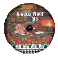 France Christmas Spare Tire Cover Buche De Noel - Wonder Print Shop