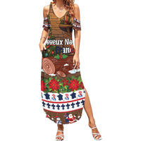 France Christmas Summer Maxi Dress Buche De Noel - Wonder Print Shop