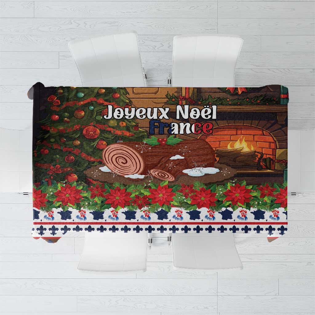 France Christmas Tablecloth Buche De Noel - Wonder Print Shop