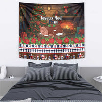 France Christmas Tapestry Buche De Noel - Wonder Print Shop
