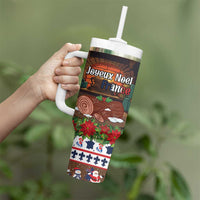 France Christmas Tumbler With Handle Buche De Noel - Wonder Print Shop