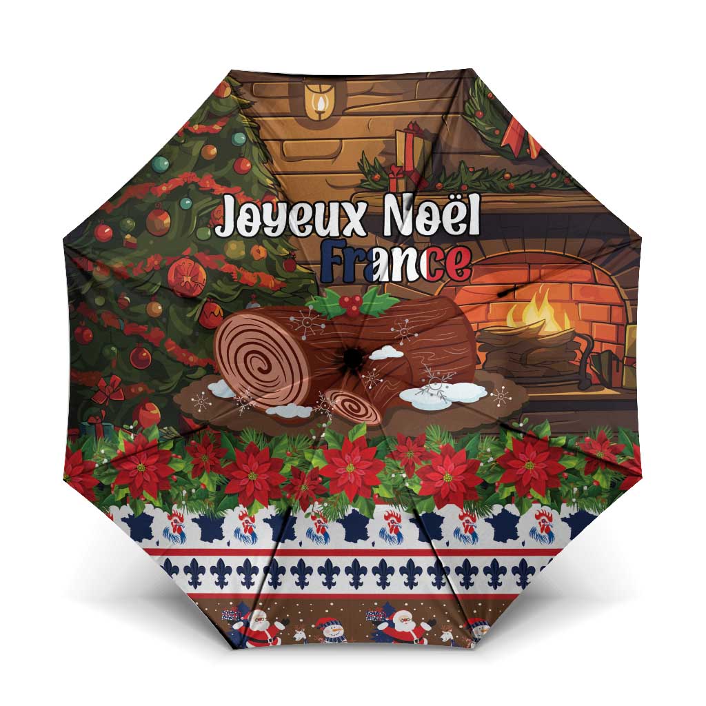 France Christmas Umbrella Buche De Noel - Wonder Print Shop