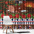 France Christmas Window Curtain Buche De Noel - Wonder Print Shop