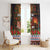 France Christmas Window Curtain Buche De Noel - Wonder Print Shop