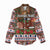 France Christmas Women Casual Shirt Buche De Noel - Wonder Print Shop