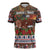 France Christmas Zipper Polo Shirt Buche De Noel - Wonder Print Shop