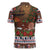 France Christmas Zipper Polo Shirt Buche De Noel - Wonder Print Shop