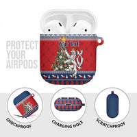 Czech Republic Christmas Personalized AirPods Case Vesele Vanoce - Wonder Print Shop
