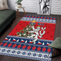 Czech Republic Christmas Personalized Area Rug Vesele Vanoce - Wonder Print Shop