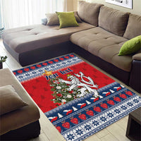 Czech Republic Christmas Personalized Area Rug Vesele Vanoce - Wonder Print Shop