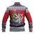 Czech Republic Christmas Personalized Baseball Jacket Vesele Vanoce - Wonder Print Shop