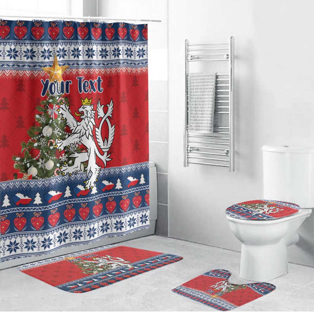Czech Republic Christmas Personalized Bathroom Set Vesele Vanoce - Wonder Print Shop