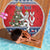 Czech Republic Christmas Personalized Beach Blanket Vesele Vanoce - Wonder Print Shop