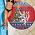 Czech Republic Christmas Personalized Beach Blanket Vesele Vanoce - Wonder Print Shop