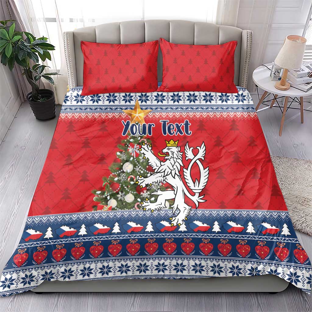 Czech Republic Christmas Personalized Bedding Set Vesele Vanoce - Wonder Print Shop