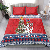 Czech Republic Christmas Personalized Bedding Set Vesele Vanoce - Wonder Print Shop