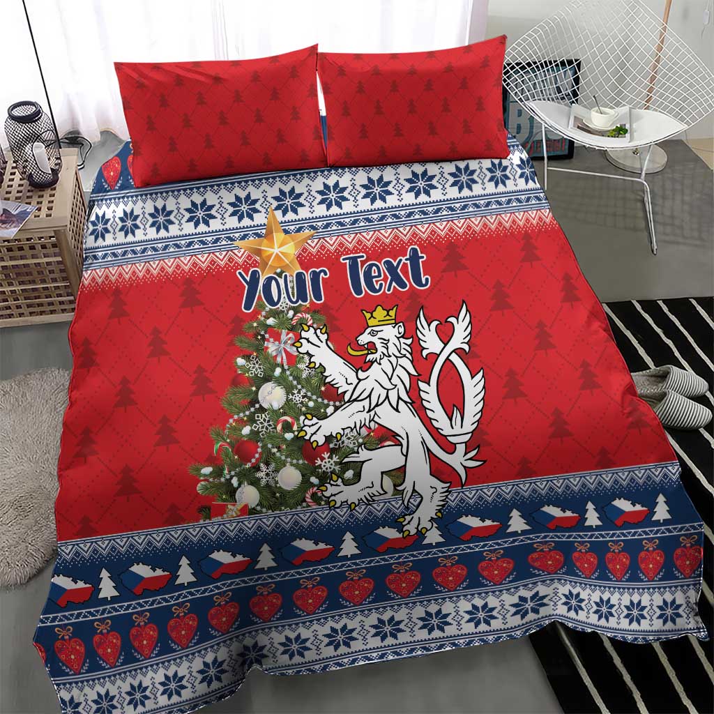 Czech Republic Christmas Personalized Bedding Set Vesele Vanoce - Wonder Print Shop