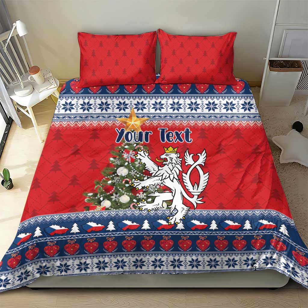 Czech Republic Christmas Personalized Bedding Set Vesele Vanoce - Wonder Print Shop