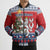 Czech Republic Christmas Personalized Bomber Puffer Jacket Vesele Vanoce - Wonder Print Shop