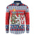 Czech Republic Christmas Personalized Button Sweatshirt Vesele Vanoce - Wonder Print Shop