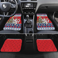Czech Republic Christmas Personalized Car Mats Vesele Vanoce - Wonder Print Shop