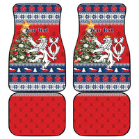 Czech Republic Christmas Personalized Car Mats Vesele Vanoce - Wonder Print Shop
