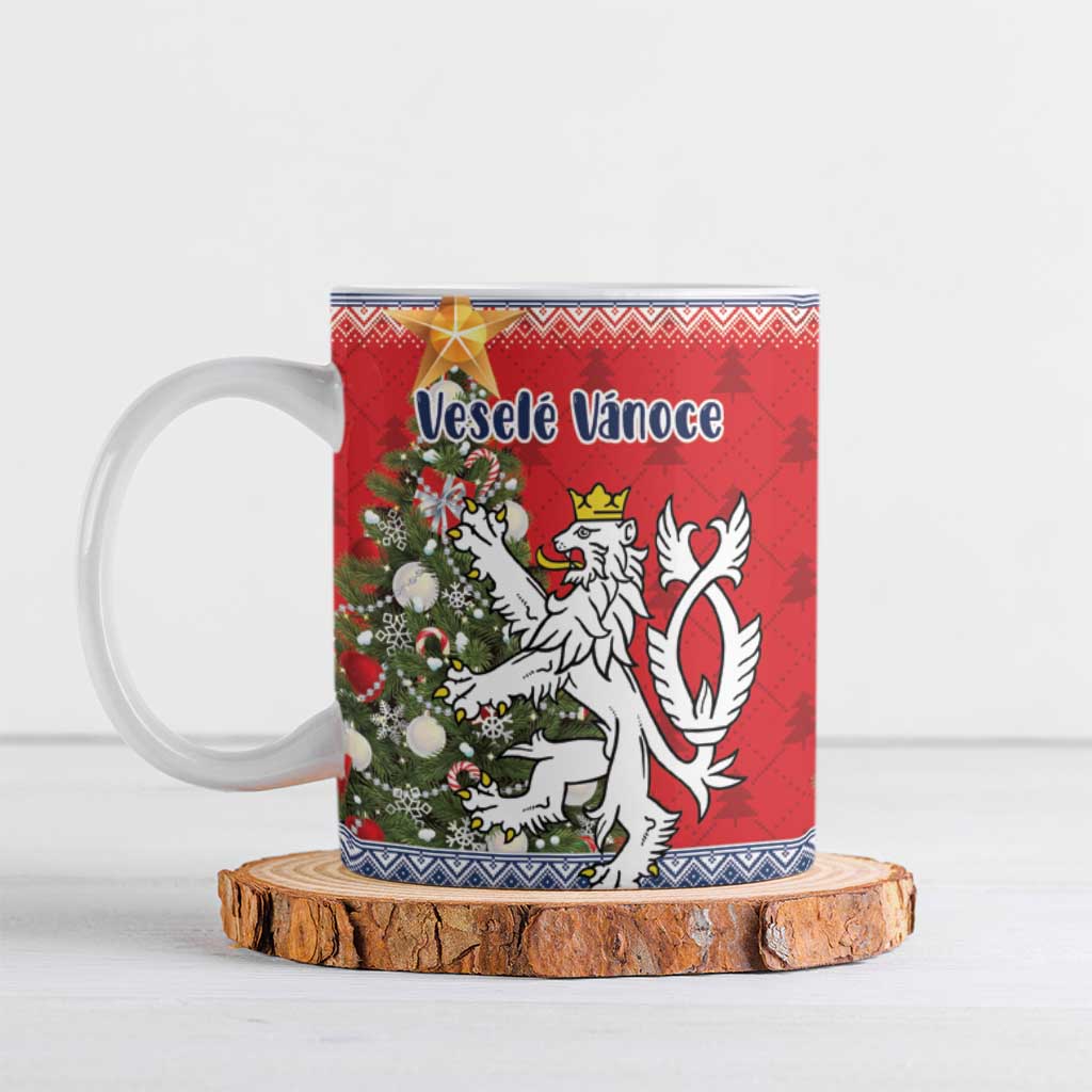 Czech Republic Christmas Personalized Ceramic Mug Vesele Vanoce - Wonder Print Shop
