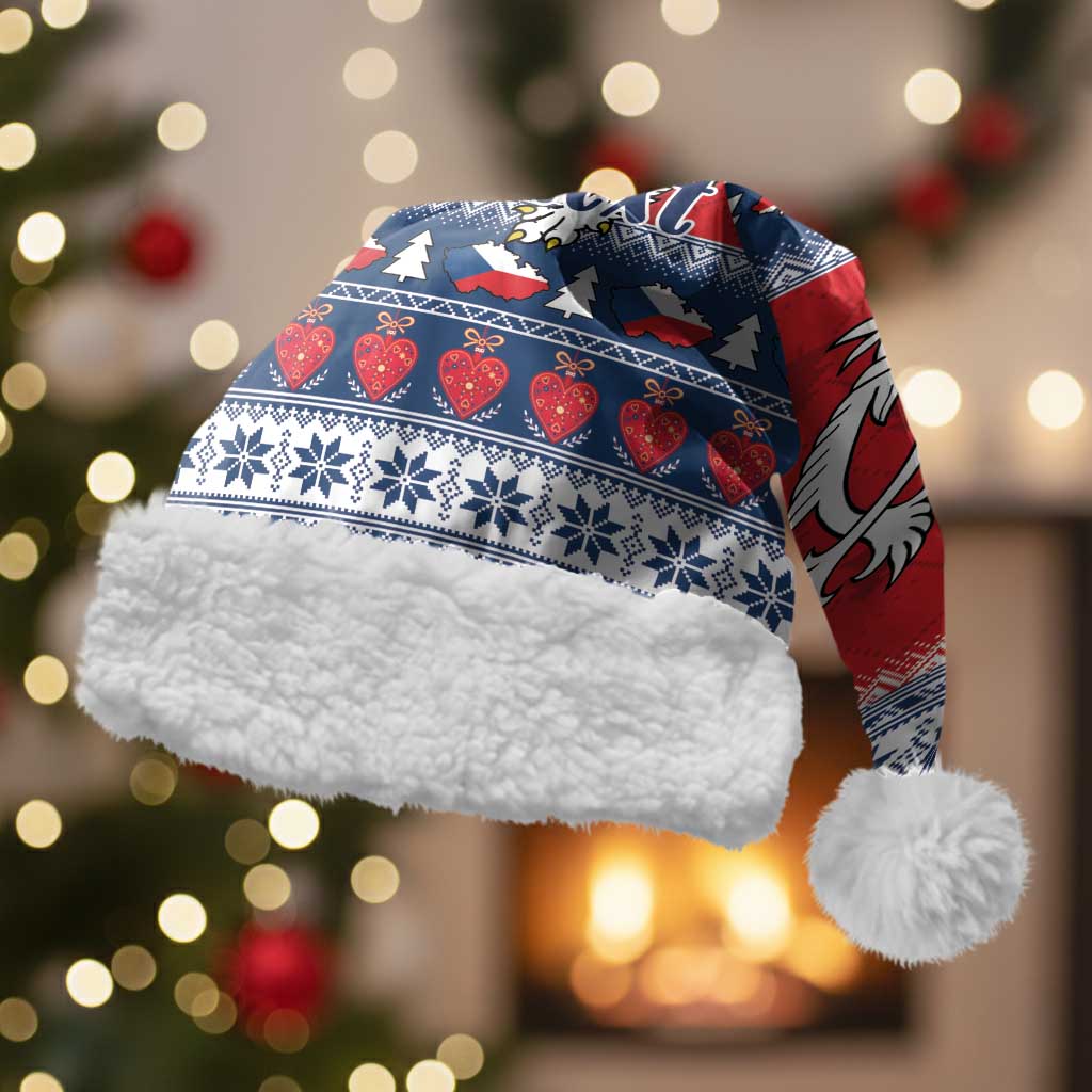 Czech Republic Christmas Personalized Christmas Santa Hat Vesele Vanoce - Wonder Print Shop