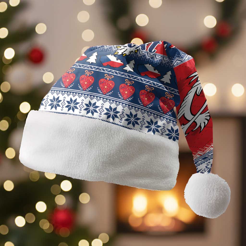 Czech Republic Christmas Personalized Christmas Santa Hat Vesele Vanoce - Wonder Print Shop