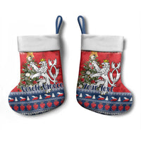 Czech Republic Christmas Personalized Christmas Stocking Vesele Vanoce - Wonder Print Shop