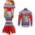Czech Republic Christmas Personalized Couples Matching Mermaid Dress and Long Sleeve Button Shirt Vesele Vanoce - Wonder Print Shop