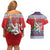 Czech Republic Christmas Personalized Couples Matching Off Shoulder Short Dress and Hawaiian Shirt Vesele Vanoce - Wonder Print Shop
