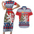 Czech Republic Christmas Personalized Couples Matching Short Sleeve Bodycon Dress and Hawaiian Shirt Vesele Vanoce - Wonder Print Shop