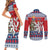 Czech Republic Christmas Personalized Couples Matching Short Sleeve Bodycon Dress and Long Sleeve Button Shirt Vesele Vanoce - Wonder Print Shop
