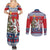 Czech Republic Christmas Personalized Couples Matching Summer Maxi Dress and Long Sleeve Button Shirt Vesele Vanoce - Wonder Print Shop