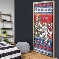 Czech Republic Christmas Personalized Door Cover Vesele Vanoce - Wonder Print Shop