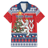Czech Republic Christmas Personalized Family Matching Mermaid Dress and Hawaiian Shirt Vesele Vanoce - Wonder Print Shop