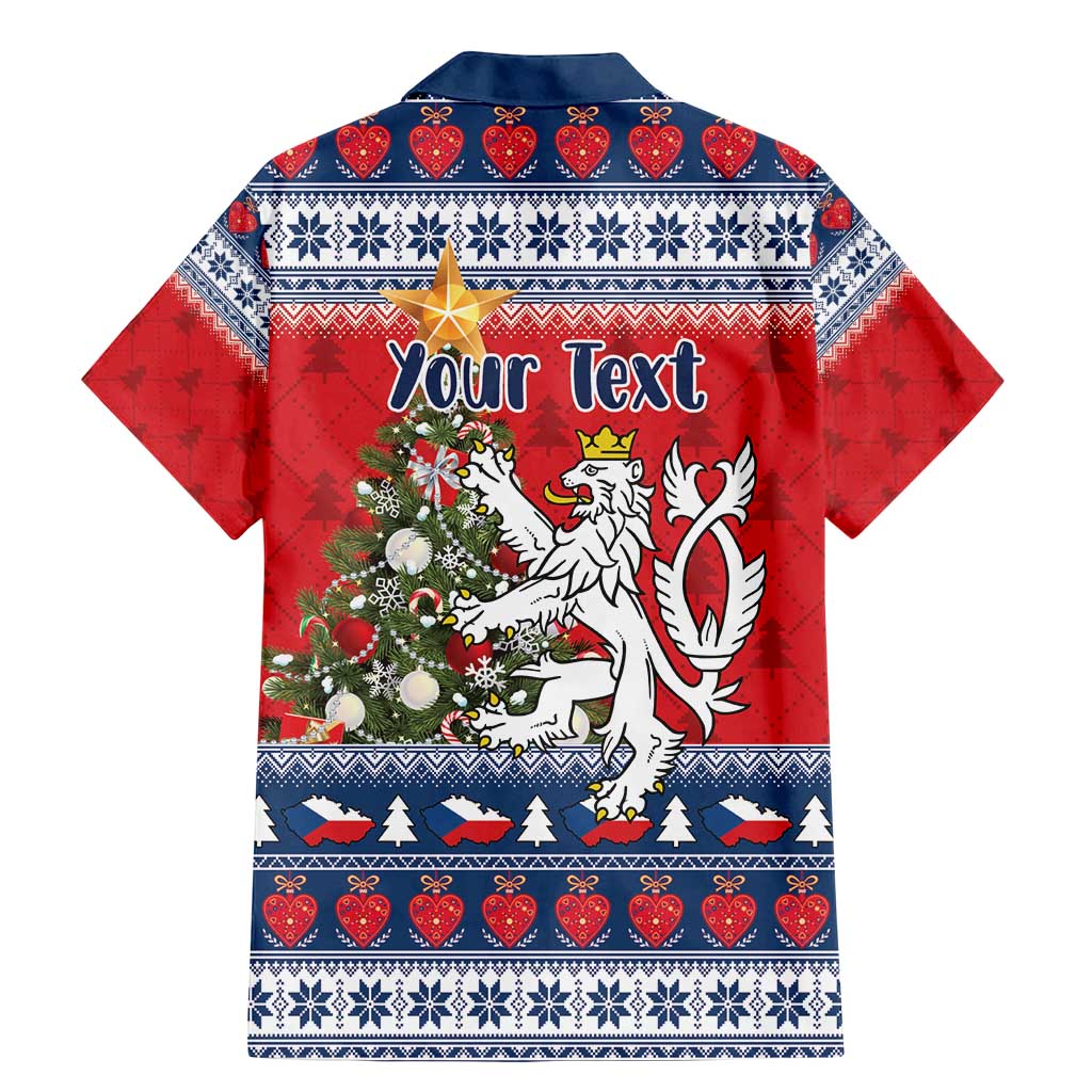Czech Republic Christmas Personalized Family Matching Mermaid Dress and Hawaiian Shirt Vesele Vanoce - Wonder Print Shop