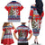 Czech Republic Christmas Personalized Family Matching Off The Shoulder Long Sleeve Dress and Hawaiian Shirt Vesele Vanoce - Wonder Print Shop